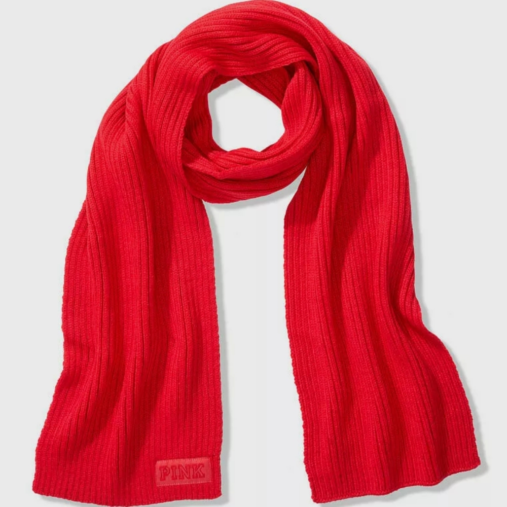 Victoria's Secret PINK - RED Acrylic Scarf